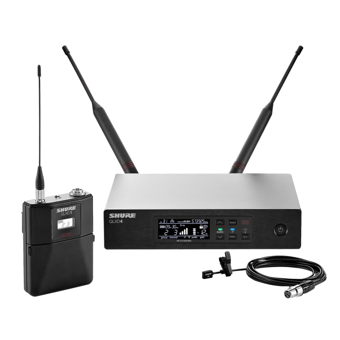 SHURE QLXD14/93 Lavalier Wireless Microphone System