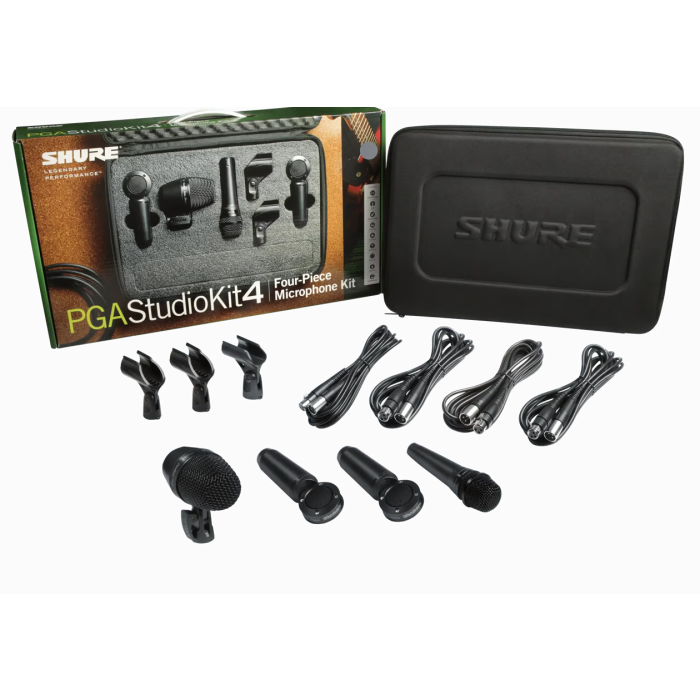 Shure PGASTUDIOKIT4 Studio Drum Microphone Kit