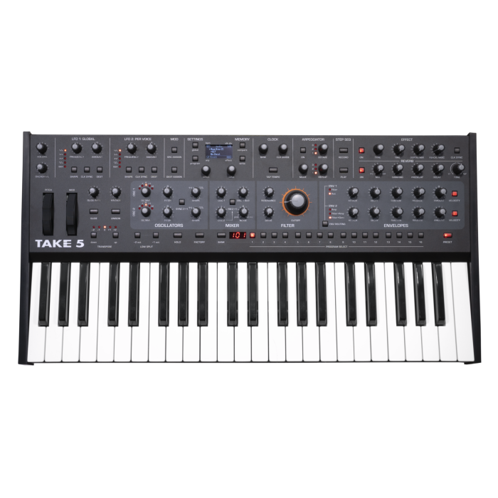 Sequential Take 5 Analog Synthesizer, 44 Note Keyboard w/Prophet 5 Legacy Sound