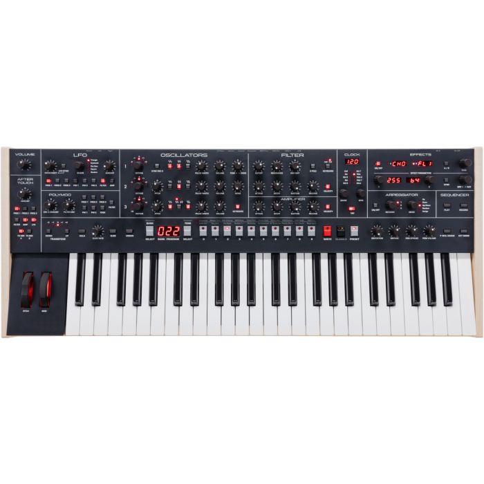 Sequential Trigon6 Analog Poly Synthesizer Keyboard