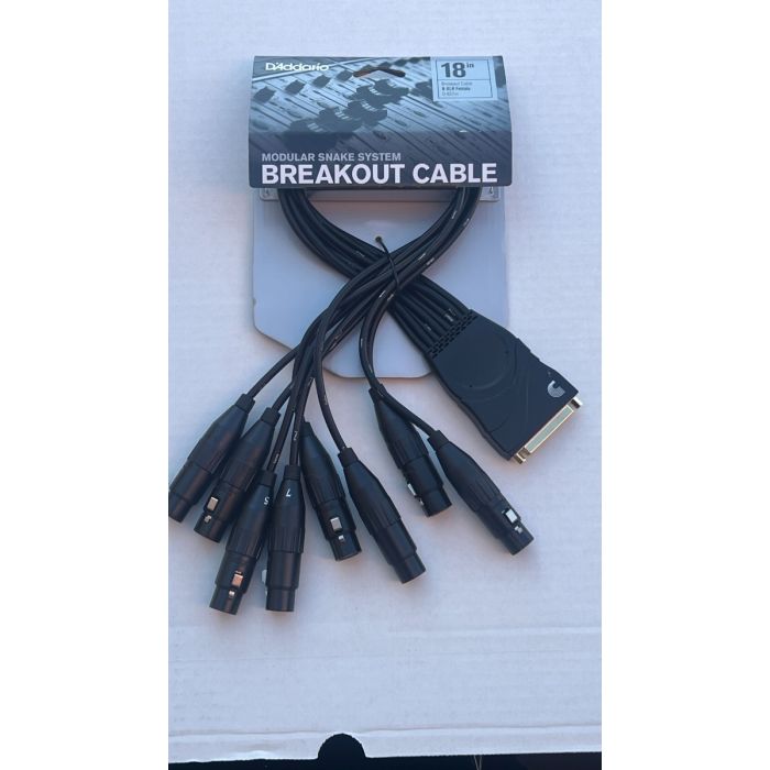 D'Addario PW-XLRFB-01 Modular Breakout Audio Snake XLR Female 