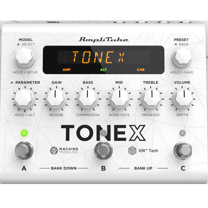 IK Multimedia Tone X Anniversary Limited Edition White Modeling, Effects Guitar Pedal