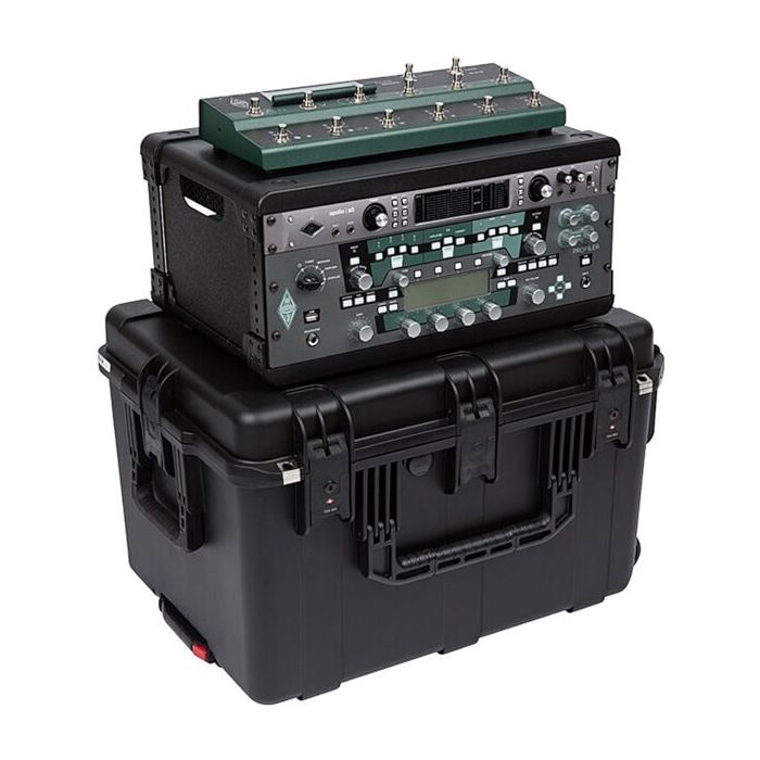 SKB Cases 3i-231714GFX 4U iSeries FlyRack case for Line 6 HELIX Rack, Kemper Rack, and floor controller