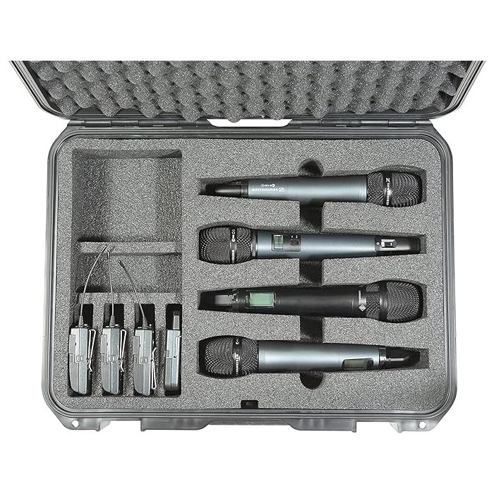 SKB 3i-1813-5WMC  4 Wireless Microphone & 4 Body Pack Case