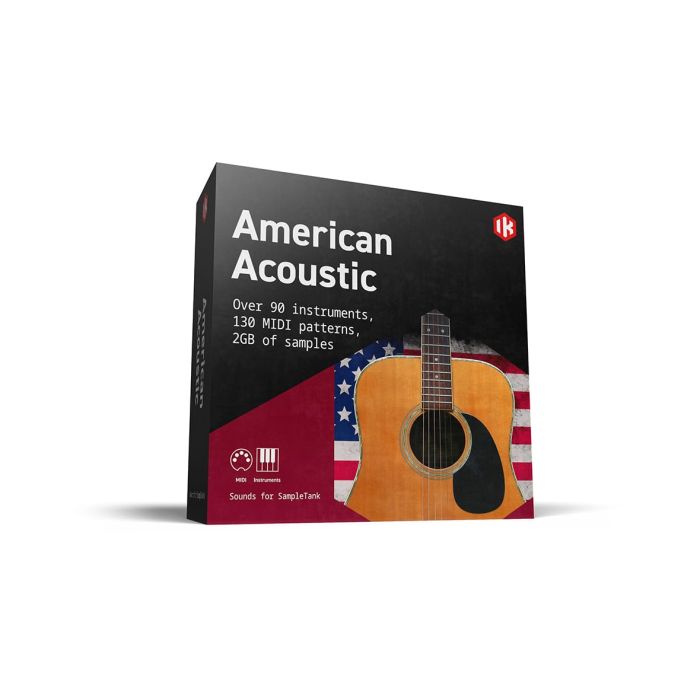 IK Multimedia American Acoustic Sample Tank Plug-in Software Electronic Delivery