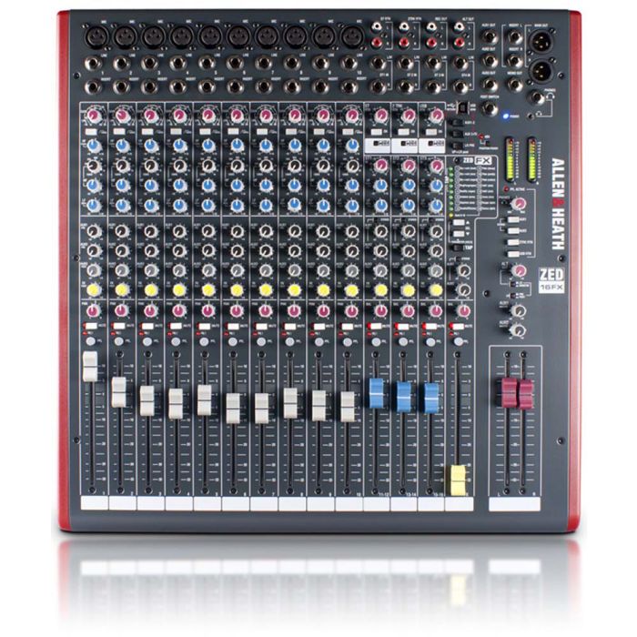 Allen & Heath ZED-16FX Multipurpose USB Mixer with FX for Live Sound and Recording