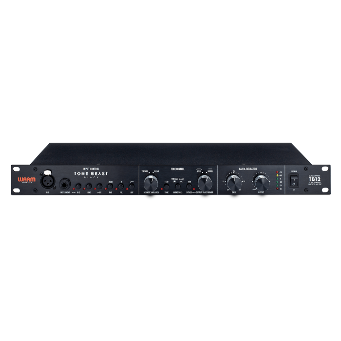 Warm Audio TB12 Black "Tone Beast" - Dual-Voice American Mic Pr