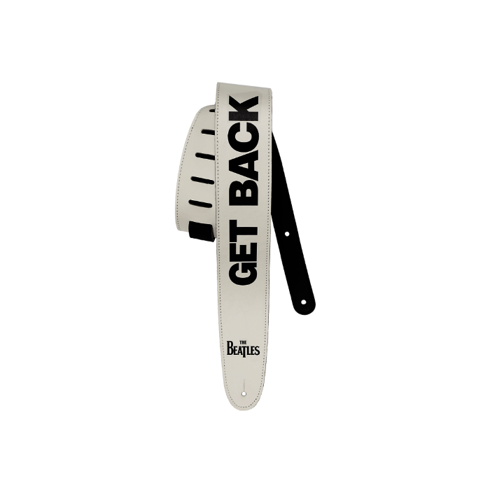 D'Addario The Beatles Get Back White Guitar Strap 25LB11