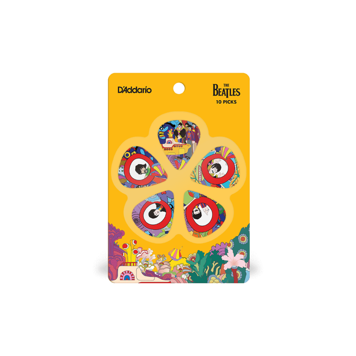 D'AddarioYellow Submarine 50th Anniversary 10 Pick Set