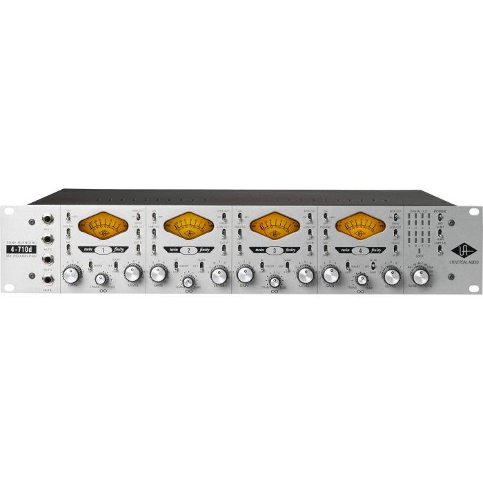Universal Audio UAD 4-710D Four Channel Tube and Solid State Mic Pre