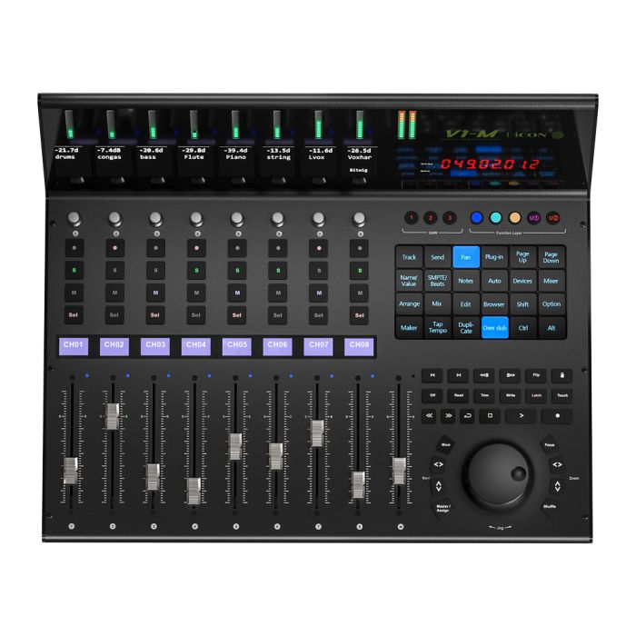 Icon Pro Audio V1-M USB MIDI DAW Control Surface with Motorized Faders