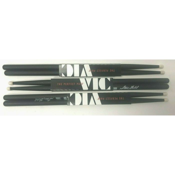Vic Firth Signature Series Drum Sticks Steve Gadd pack 3 Nylon Tip