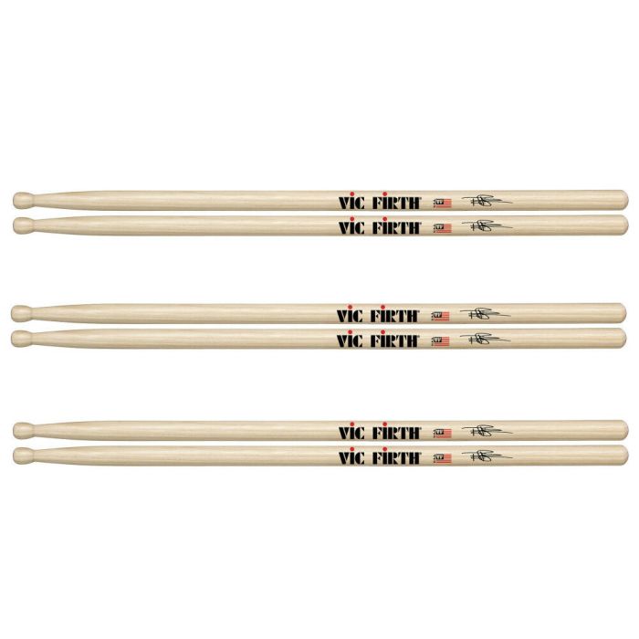 Vic Firth Terry Bozzio Drumsticks STB1 3 Pair