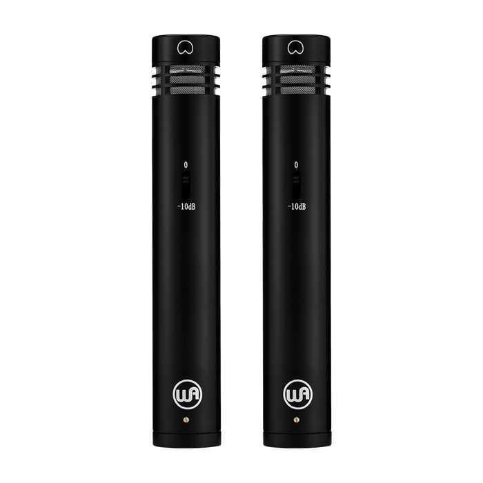 Warm Audio WA-84 Small-Diaphragm Condenser Microphone Studio Pair Black