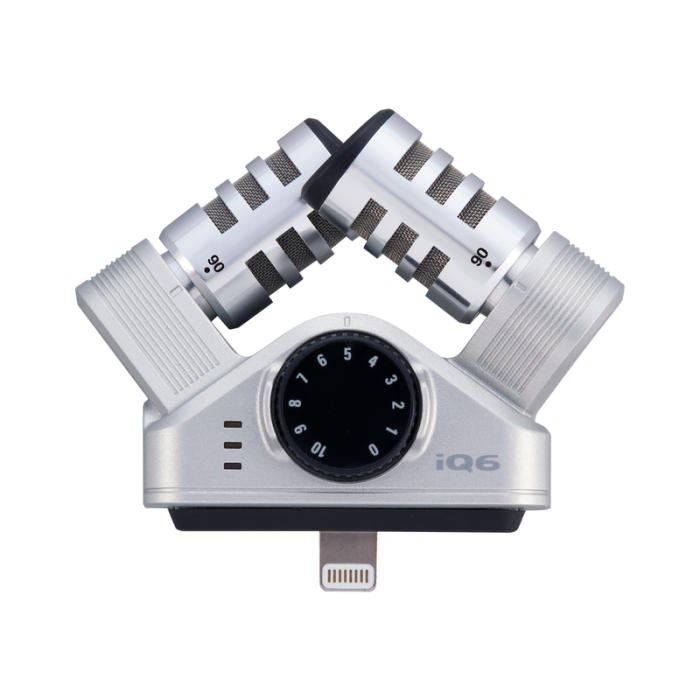 Zoom iQ6 Stereo X/Y Microphone for iOS Devices with Lightning Connector