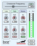 Boz Mongoose Collapse bass to mono Software Plug-In  "electronic delivery"