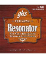 GHS Strings 1600 Pure Nickel Rollerwound Resonator Guitar Strings (.016-.056)