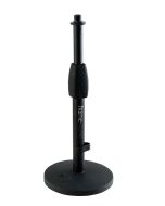 Gator  GFW-MIC-0601 Desktop Mic Stand with Round Base and Twist Clutch