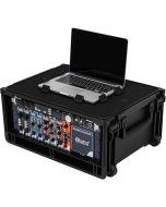 SKB Cases 1SKB-iSF4U Injection Moulded 4u Studio Flyer Rack Case with Wheels