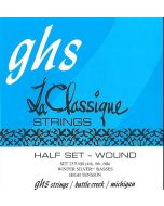 GHS Strings 2370 1/2B La Classique(R) Classical Guitar Strings, Half Set Basses, High Tension (.030-.043)