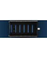 BAE AUDIO 500 Series 6 space rack w/power supply 48v