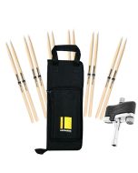ProMark TX5AN Drum Sticks (6 pr) Stick Bag & Evans Torque Key Bundle