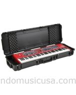 SKB 3i-5014-TKBD Watertight Injection Molded 76 Note Keyboard Case with Wheels