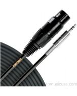 Mogami Gold Series 1/8" Mini TRS-XLR Patch Cable 18 Inch3.5Mm