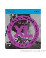 D'Addario EXL120 Nickel Wound, Super Light, Guitar Strings 9-42