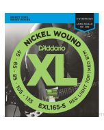 D'Addario EXL165-5 Nickel Wound Long Scale 5-String Bass Strings