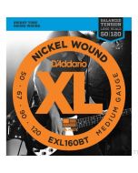 DAddario EXL160BT Balanced Tension Nickel Wound Medium Bass Strings