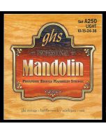 GHS Strings A250 Phosphor Bronze Mandolin Strings, Loop End, Light (.010-.038)