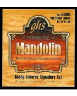 GHS Strings A260 Bobby Osborne Signature Series, Phosphor Bronze Mandolin Strings (.011-.038)
