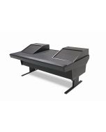 Argosy 70 V Series Modular Workstation, Dual Rack | Custom Control Room Console Available Black & Oak Trim