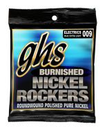 GHS Strings BNR-XL Burnished Nickel Rockers™, Polished Pure Nickel Electric Guitar Strings, Extra Light (.009-.042)