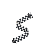 D'Addario Auto Lock Guitar Strap, Skater Checkerboard 50BAL13
