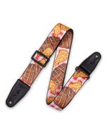Levy's MPD2-118 Polyester 2" Guitar Strap Chicken & Waffle