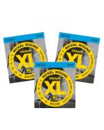 D'Addario EXL125 Nickel Wound Guitar Strings. 3 individual Sets