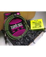 Ernie Ball P03221 3 sets Regular Slinky & Cable Gift Bundle 