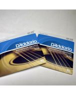 D'Addario EJ16 2 Individual Set Pack Phosphor Bronze Light Acoustic Guitar Strings