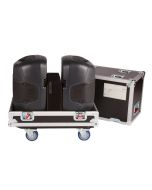 Gator G-TOUR SPKR-212 Tour Style Transporter For (2) 12″ Speakers