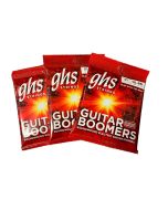 GHS Strings GBL Guitar Boomers, 3 SETS Nickel-Plated Electric Guitar Strings, Light (.010-.046)