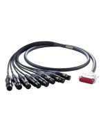 Mogami DB25 to XLRF 8 channel 3 ft (GOLD-DB25-XLRF-03)