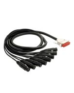 Mogami DB25 to XLRF 8 Channel 15 ft (GOLD-DB25-XLRF-15)