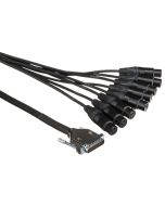 Mogami DB25 to XLRF 8 Channel 50 ft **SPECIAL Purchase - NO CANCEL / NO RETURNS** (GOLD DB25-XLRF-50)
