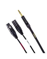 Mogami INSERT TRS TO XLRM, XLRF 12 ft (GOLD INSERT XLR-12)
