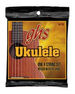 GHS Strings H-10 Soprano/Concert Ukulele Strings, Black Nylon
