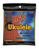 GHS Strings H-T20F Tenor Fingerstyle Ukulele Strings, High Tension, Fluruocarbon