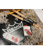 Remo, Evans, & Promark Snare Drum Sticks Gift Bundle 