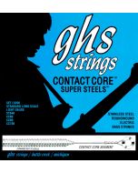 GHS Strings L5200 4-String Contact Core™ Super Steels™, Stainless Steel Bass Strings, Long Scale, Light (.040-.102)